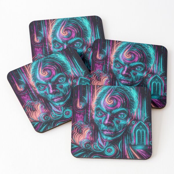 Item preview, Neon abstract portrait designed and sold by Paul-Place.