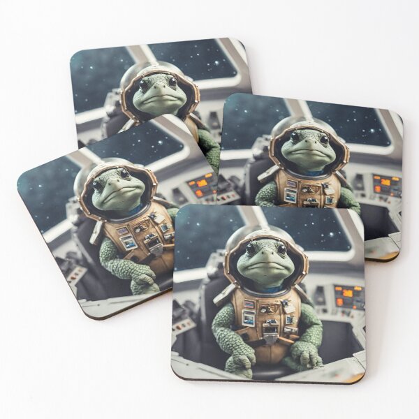 Item preview, Cute turtle captain inside Space Shuttle cockpit 01 designed and sold by gao7650.