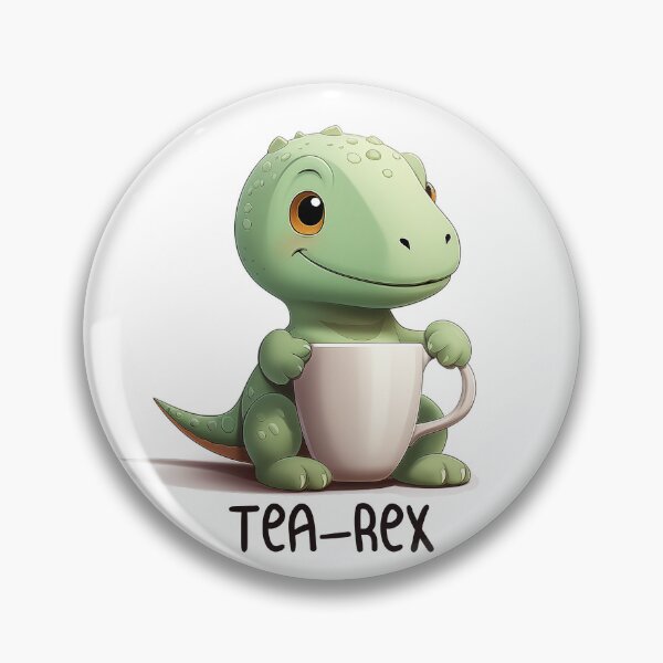Item preview, Cute tea rex - for tea and dinosaur lovers designed and sold by Daydreamsatdawn.