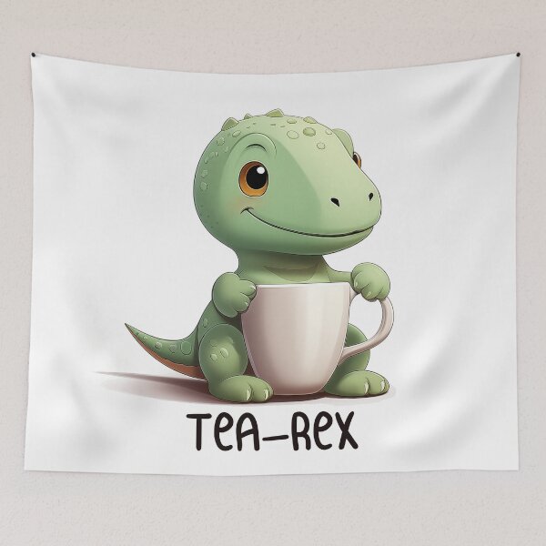 Item preview, Cute tea rex - for tea and dinosaur lovers designed and sold by Daydreamsatdawn.
