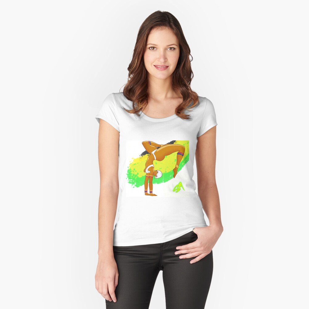 Item preview, Fitted Scoop T-Shirt designed and sold by Reflex76.