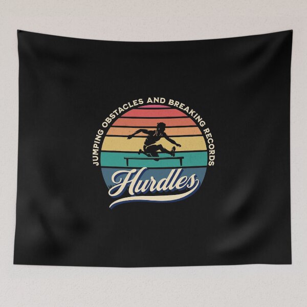 Item preview, Conquer Hurdles: Leap Past Obstacles, Break Records! designed and sold by InspireHubWear.