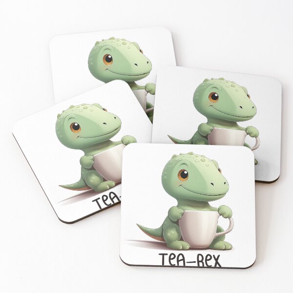 Item preview, Cute tea rex - for tea and dinosaur lovers designed and sold by Daydreamsatdawn.