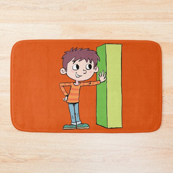 Item preview, boy leaning on the capital letter I designed and sold by duxpavlic.
