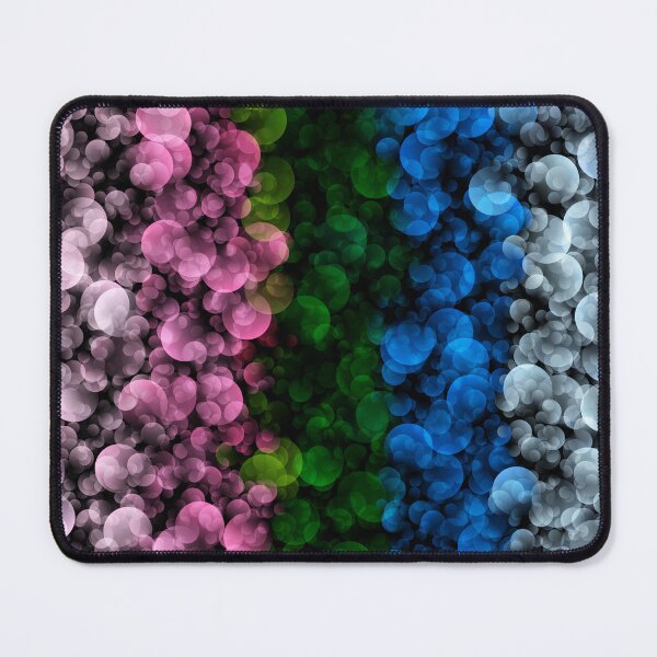 Item preview, Funky Bubbly Groovy Trippy Abstract Omniromantic Pride Flag designed and sold by Chaos Queery.