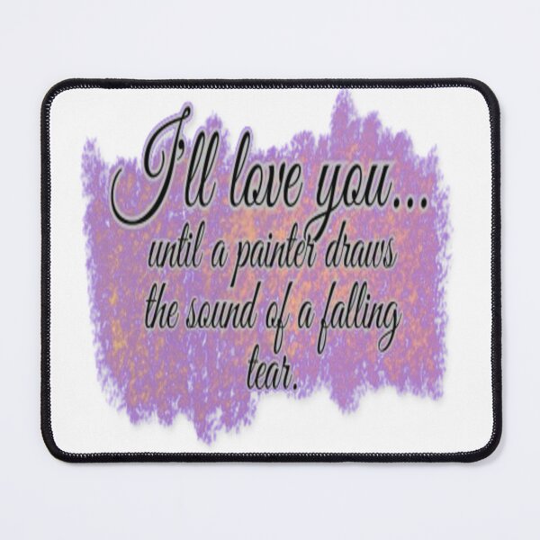 Item preview, I will love you until... designed and sold by AmaHC-Store.