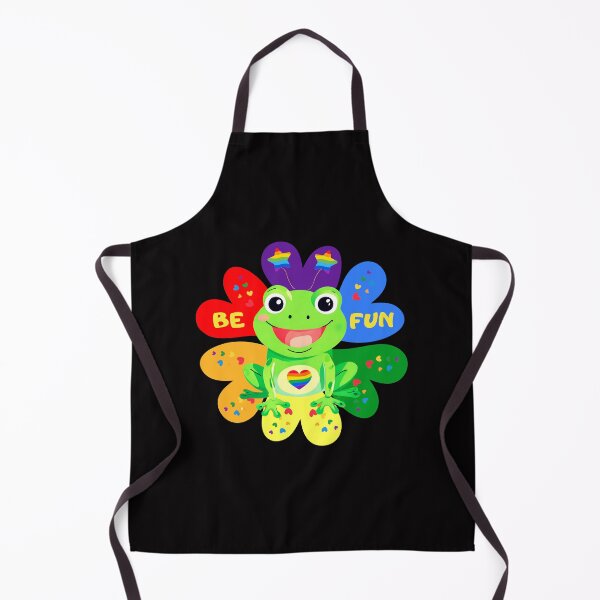 Item preview, Happy Frog Be Fun colorful cheerful positive message designed and sold by AtelierBodin.