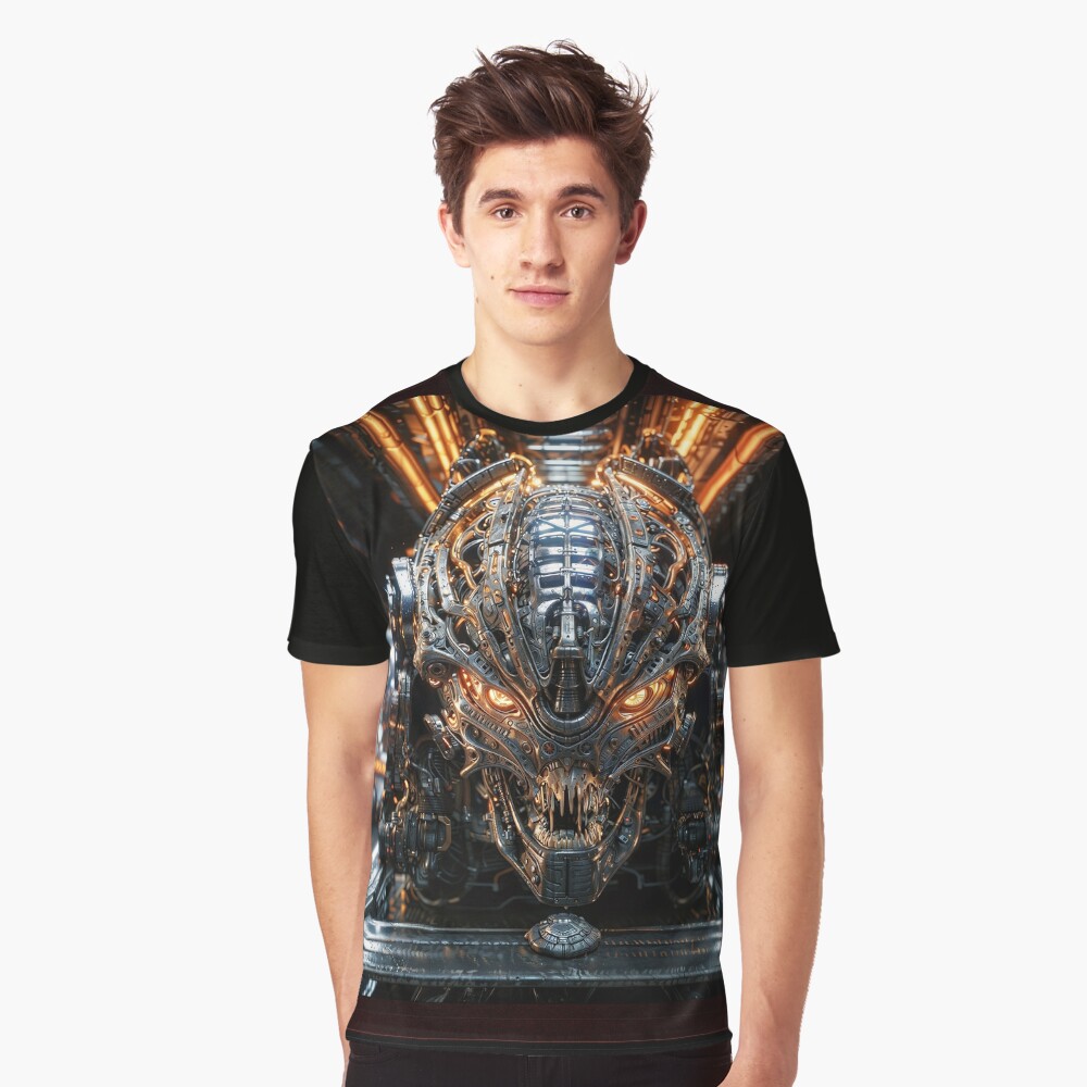 Ativação de um artefato alienígena AI Concept Art por Xzendor7 - Um evento cataclísmico em formação 4 Activation Of An Alien Artifact Cataclysmic AI Concept Art by Xzendor7 Graphics T-Shirt