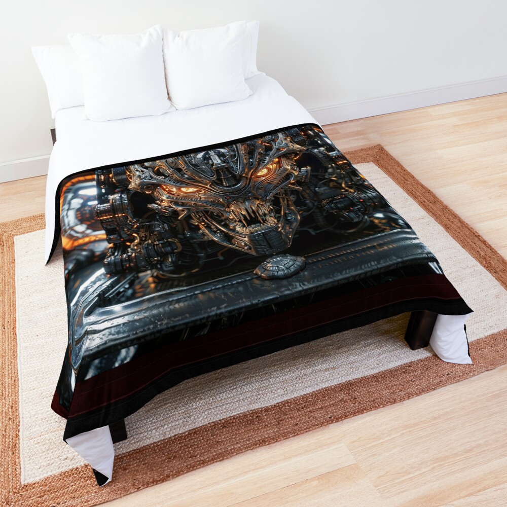 Ativação de um artefato alienígena AI Concept Art por Xzendor7 - Um evento cataclísmico em formação 3 Activation Of An Alien Artifact Cataclysmic AI Concept Art by Xzendor7 Decorative Comforter