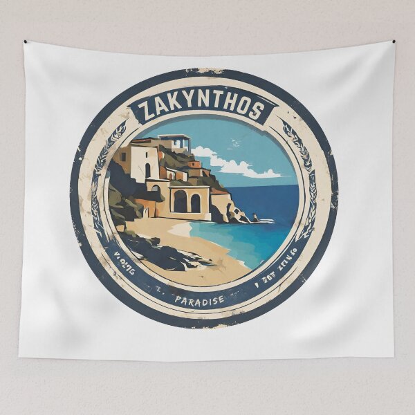 Item preview, Zakhyntos Greece Travel paradise designed and sold by CyberArtistOne.