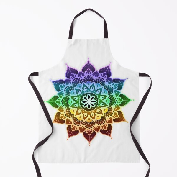 Item preview, Mandala of Chakras in the 7 colors of the rainbow designed and sold by Audrey Janvier | AJD.