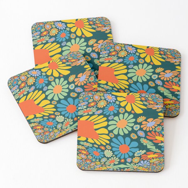 Item preview, psychedelic flowers hippie designed and sold by bernhagen.