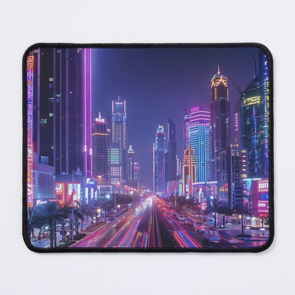 Item preview, Neon Drenched Dubai designed and sold by dcrc.