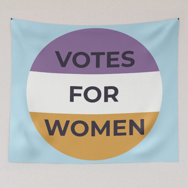Item preview, Suffragette Votes for Women Quote Round designed and sold by LoveLittleRobin.