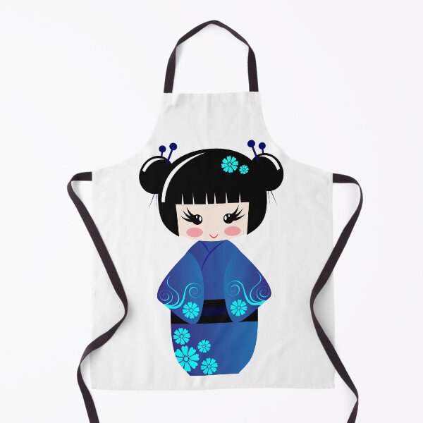 Item preview, Geisha Doll in Blue Dress designed and sold by ArtandBeauty-UK.