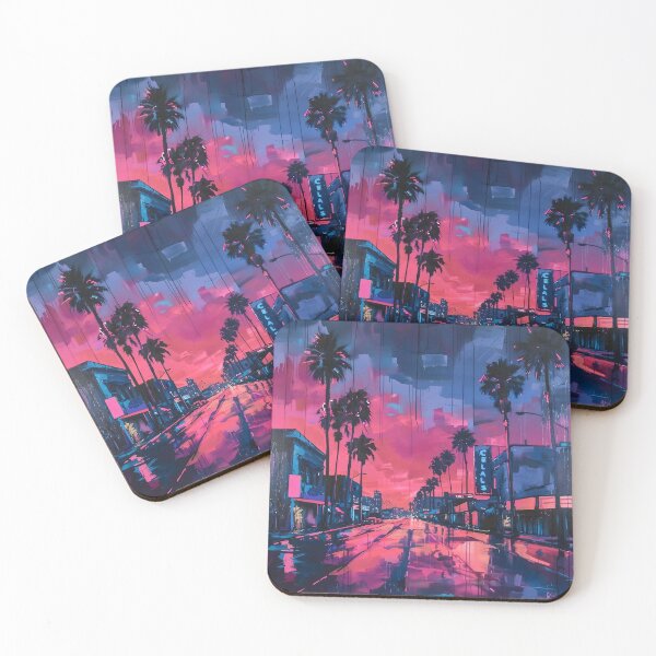 Item preview, Neon Drenched LA designed and sold by dcrc.