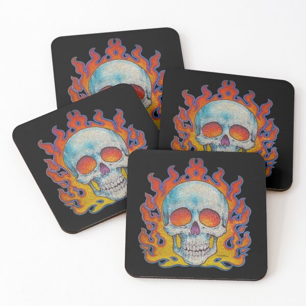 Item preview, Blazing Skull  designed and sold by Küng Fu Bubble Gum.
