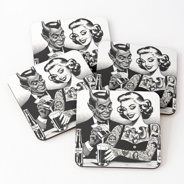 Item preview, Devil Beer designed and sold by PulpVintage.