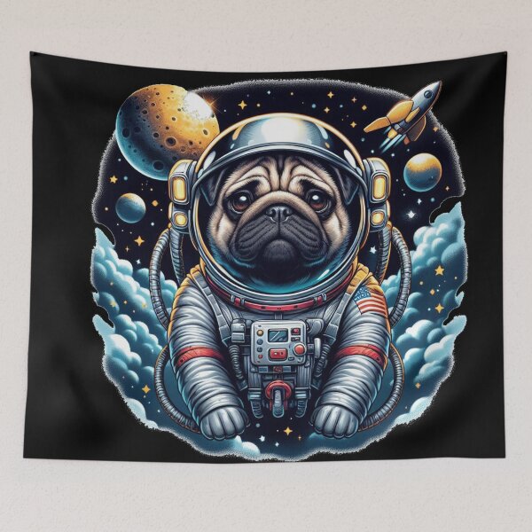 Item preview, SpacePug designed and sold by studiobrazuka.