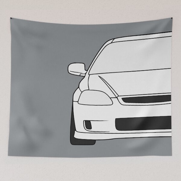 Item preview, Honda Civic EJ EK EN coupe white designed and sold by EdimDesign.
