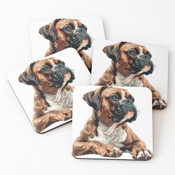 Item preview, Regal Boxer - Majestic Canine Portrait designed and sold by Lobory.