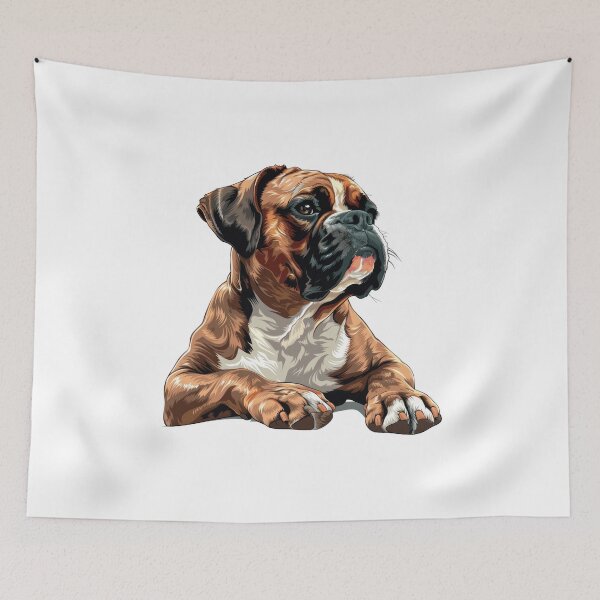 Item preview, Regal Boxer - Majestic Canine Portrait designed and sold by Lobory.