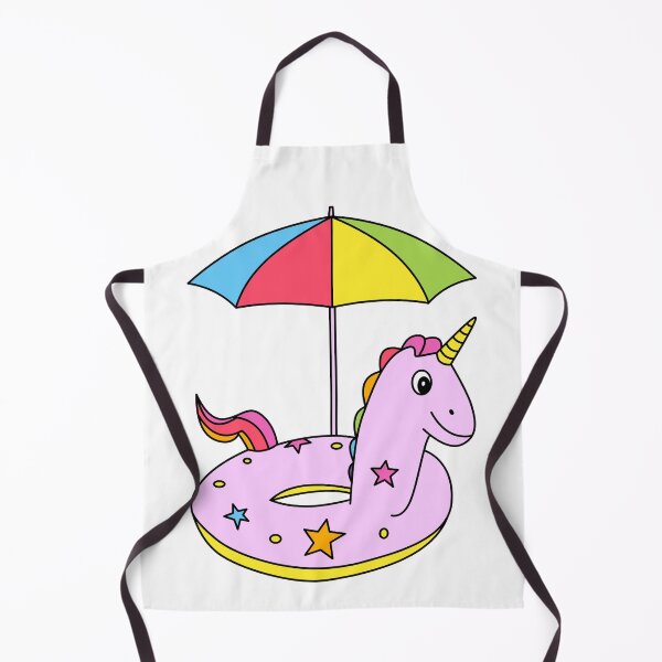 Item preview, Pink funny Unicorn and colorful Umbrella designed and sold by micarto.