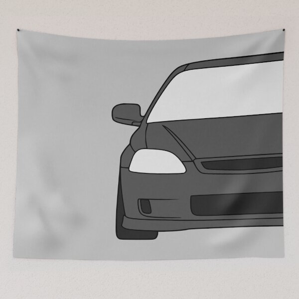 Item preview, Honda Civic EJ EK EN coupe dark grey designed and sold by EdimDesign.