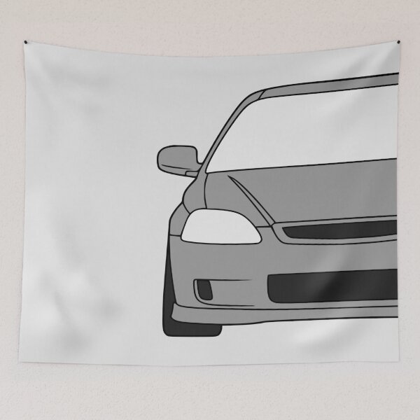 Item preview, Honda Civic EJ EK EN coupe grey designed and sold by EdimDesign.