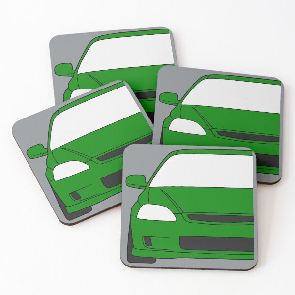 Item preview, Honda Civic EJ EK EN coupe green designed and sold by EdimDesign.