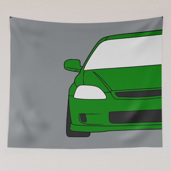 Item preview, Honda Civic EJ EK EN coupe green designed and sold by EdimDesign.