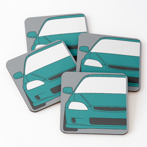 Item preview, Honda Civic EJ EK EN coupe turquoise designed and sold by EdimDesign.