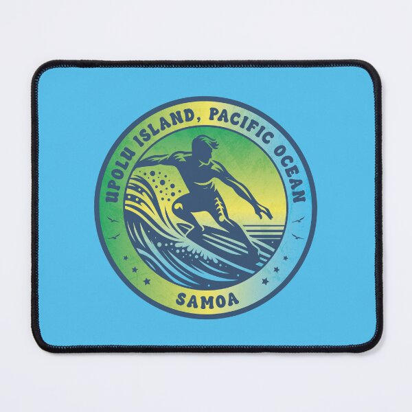 Item preview, Upolu Island Samoa Surfing Design designed and sold by CynthiaGraphics.