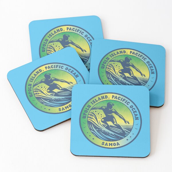Item preview, Upolu Island Samoa Surfing Design designed and sold by CynthiaGraphics.