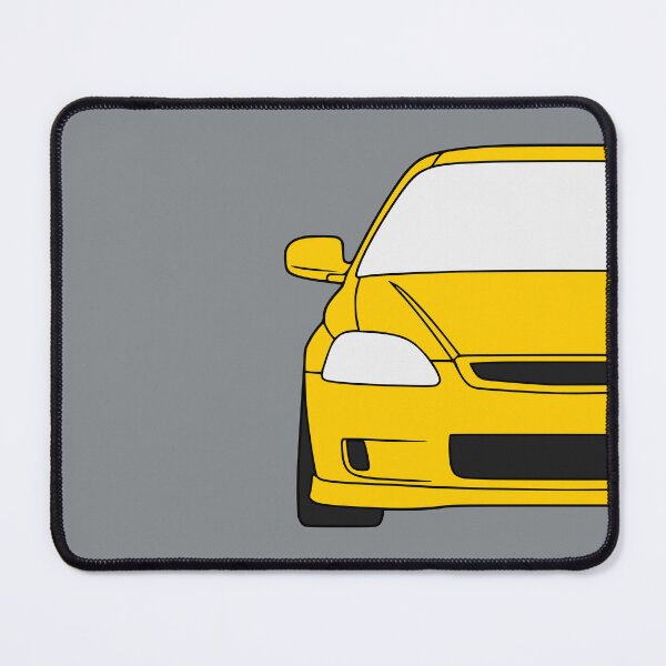 Item preview, Honda Civic EJ EK EN coupe yellow designed and sold by EdimDesign.