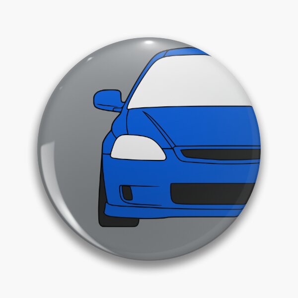 Item preview, Honda Civic EJ EK EN coupe bright blue designed and sold by EdimDesign.