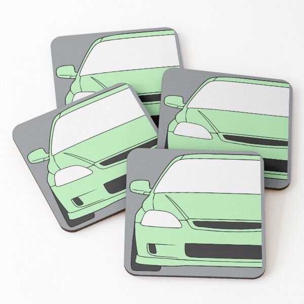 Item preview, Honda Civic EJ EK EN coupe light green designed and sold by EdimDesign.