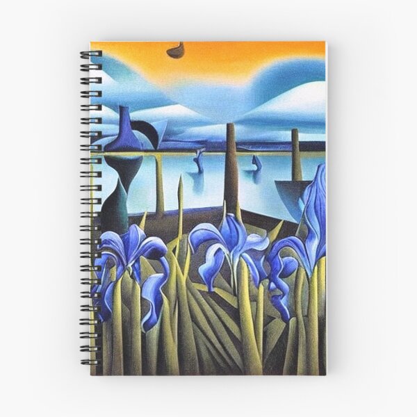 Item preview, Irises by the riverbank designed and sold by George Hutton Hunter.