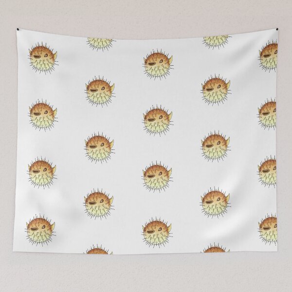 Item preview, pufferfish designed and sold by Tetiana Pohurska.