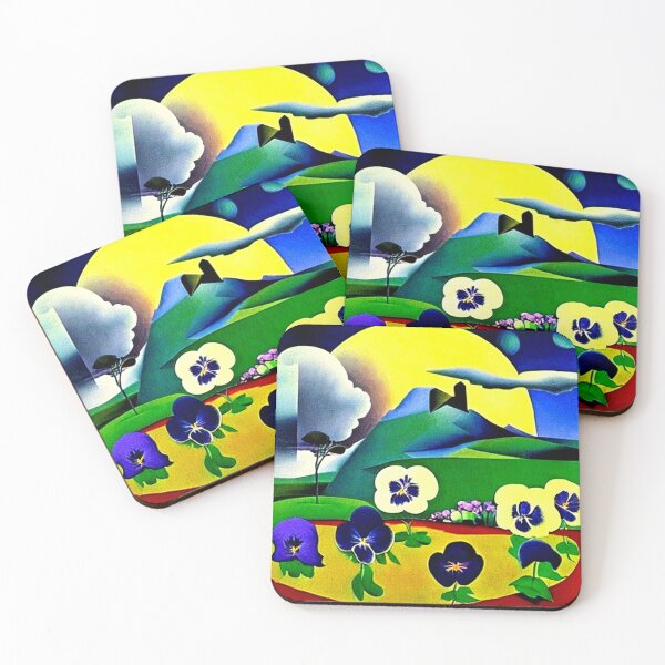 Item preview, Pansies in meadow designed and sold by George Hutton Hunter.