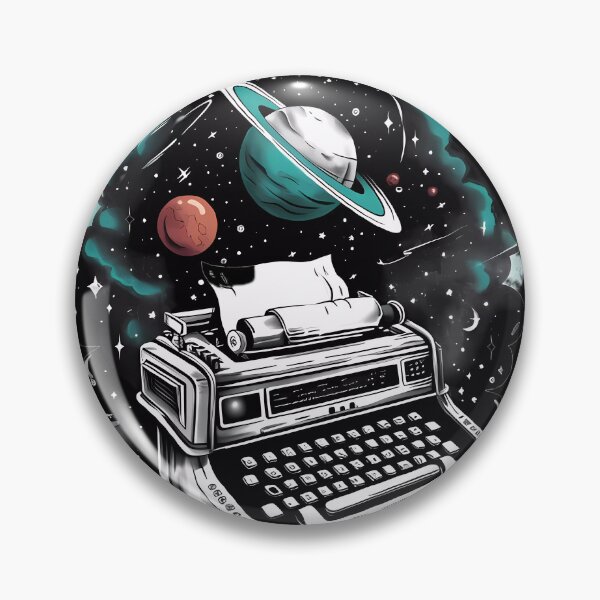 Item preview, “Typewriter Stars: Scribbling Across Galaxies” designed and sold by Art-Vortex-fr.