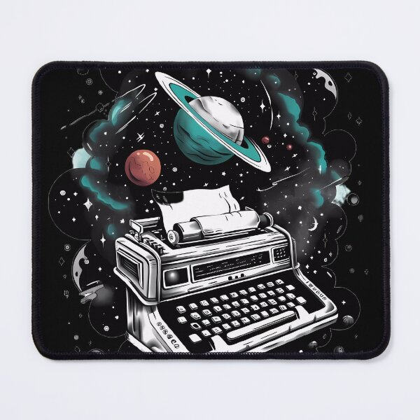 Item preview, “Typewriter Stars: Scribbling Across Galaxies” designed and sold by Art-Vortex-fr.