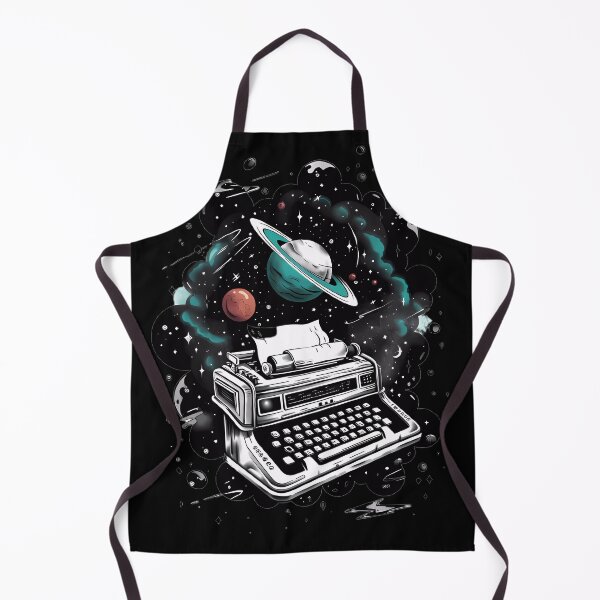 Item preview, “Typewriter Stars: Scribbling Across Galaxies” designed and sold by Art-Vortex-fr.