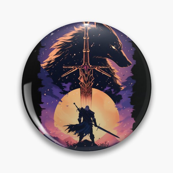 Item preview, Lone Wolf by the Moonlight - Witcher designed and sold by Fenay Designs.