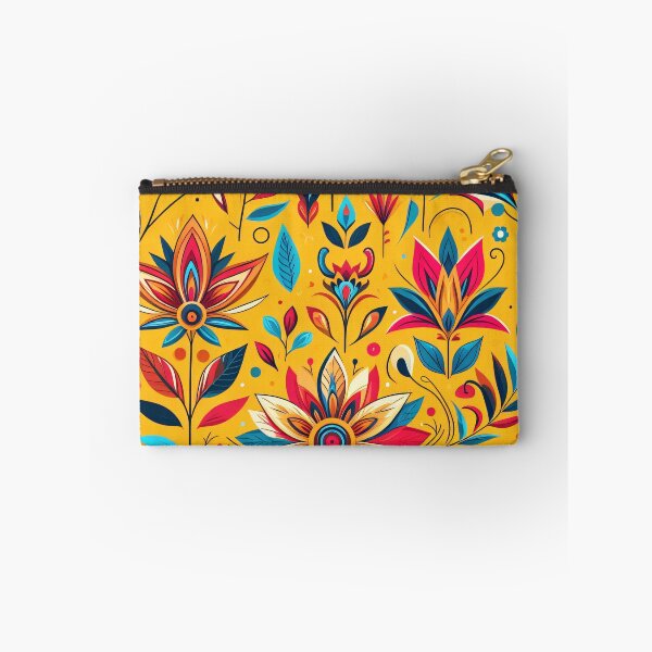 Item preview, Scandinavian Folk Art floral pattern  designed and sold by FOLK ART FUSION.