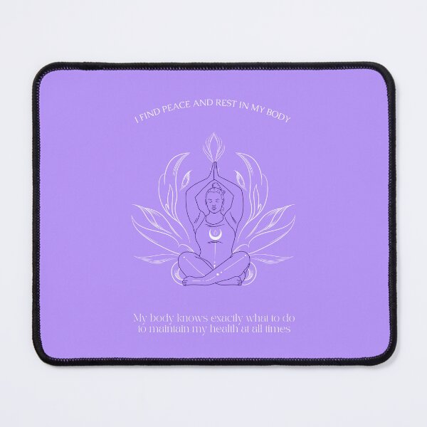 Item preview, I find peace and rest in my body Affirmation designed and sold by InspireSparkle.