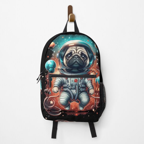 Item preview, The Pug who Conquered the Moon designed and sold by studiobrazuka.