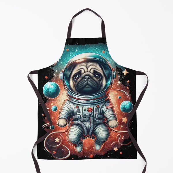 Item preview, The Pug who Conquered the Moon designed and sold by studiobrazuka.