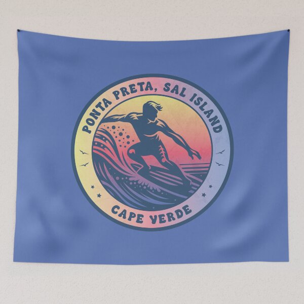 Item preview, Ponta Preta Sal Island Cape Verde Surfing Design designed and sold by CynthiaGraphics.