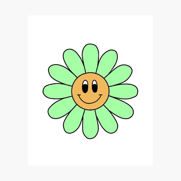 Item preview, Daisy flower smiley designed and sold by Beebie888.